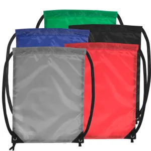 18 Inch Basic Drawstring Gym Bag - 5 Colors