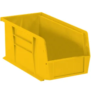 18 x 8 1/4 x 9" Yellow Plastic Stack & Hang Bin Boxes