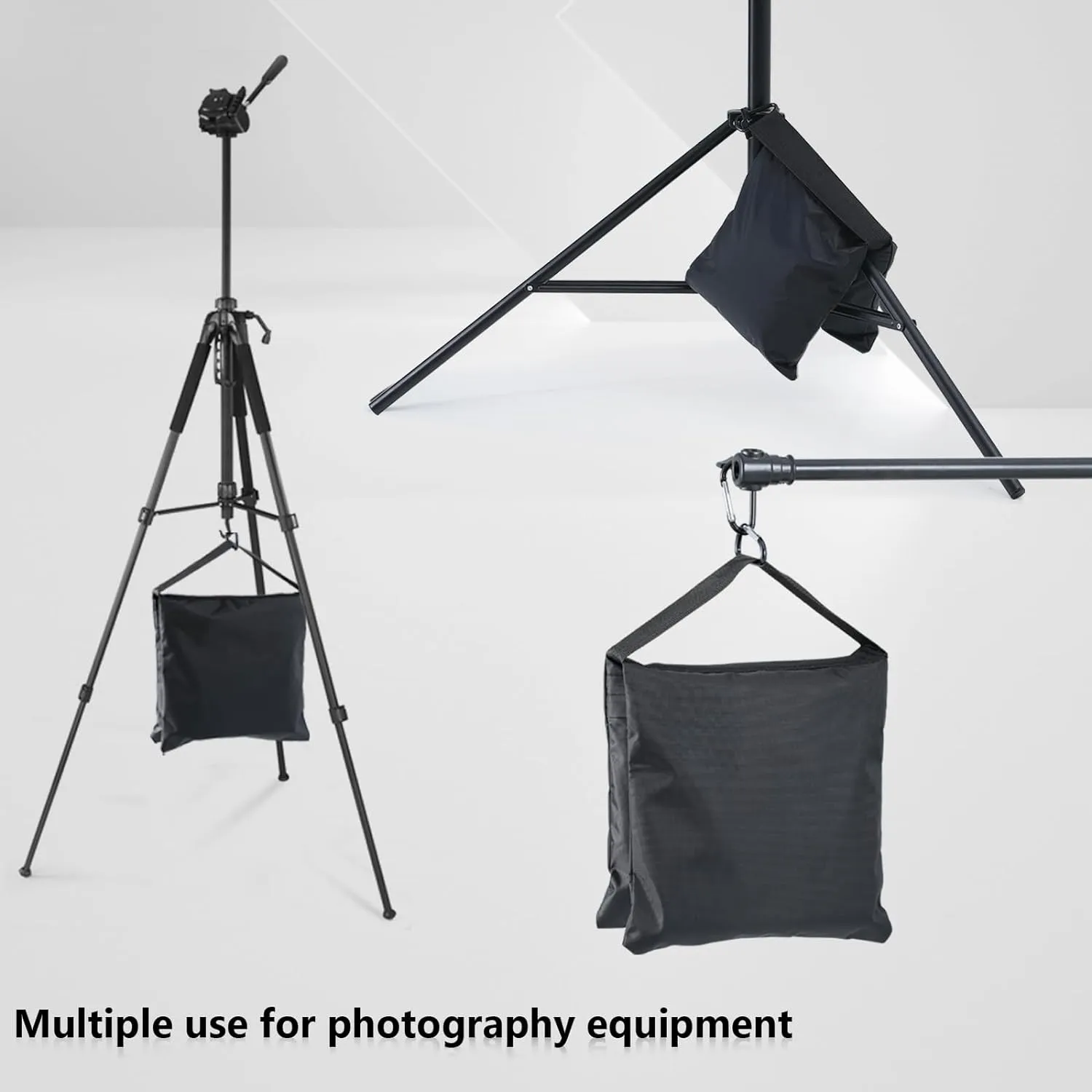 ABCCANOPY Sandbag Photography Weight Bags for Video Stand,4 Packs (Black)