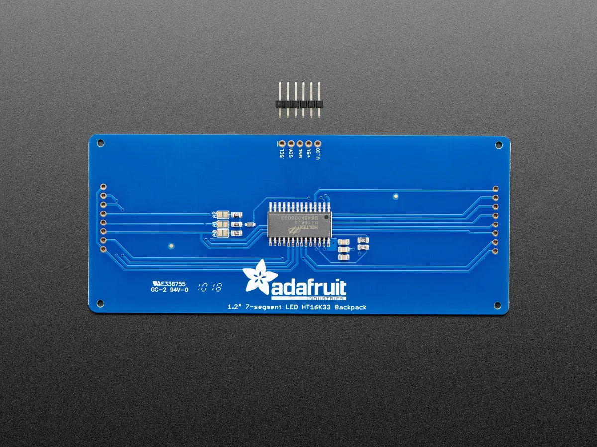 Adafruit 7-Segment Backpack - 1.2" Tall Digits