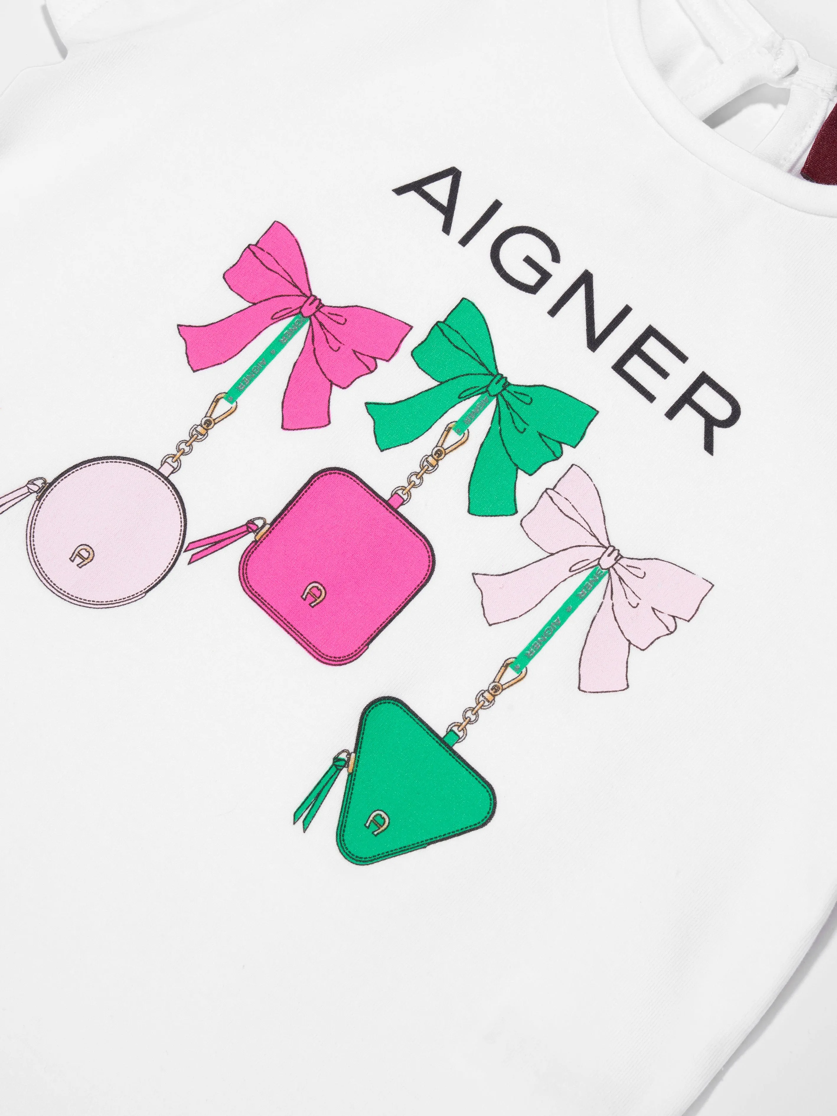 Aigner Baby Girls Logo T-Shirt in White