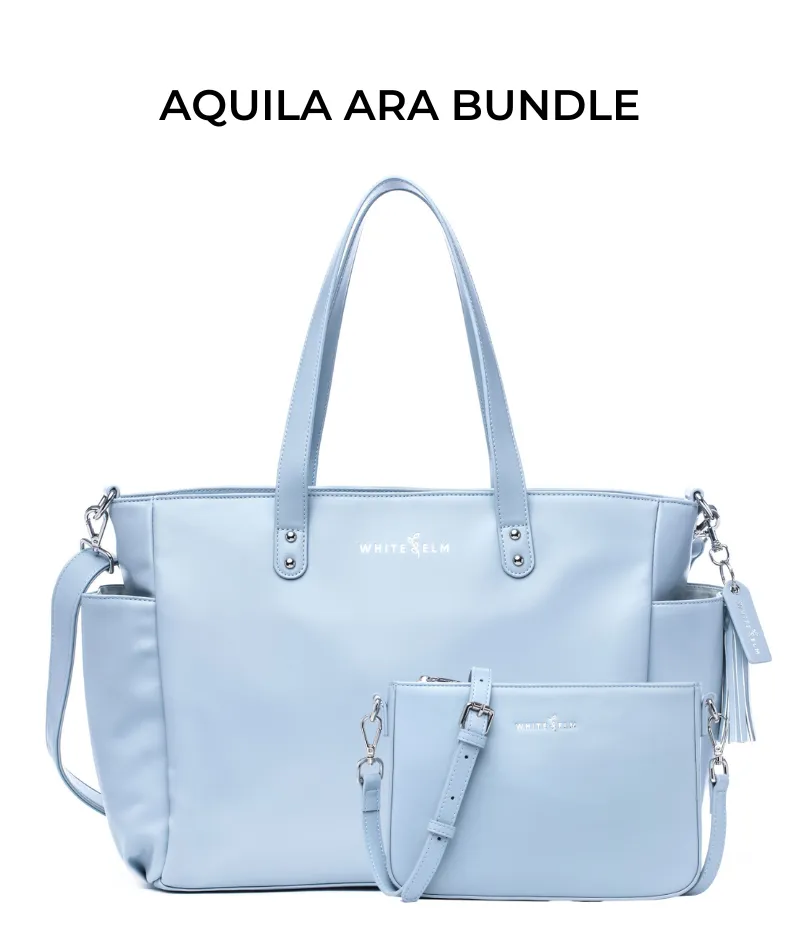 Aquila Tote Bag - Ice Blue - [OUTLET FINAL SALE]