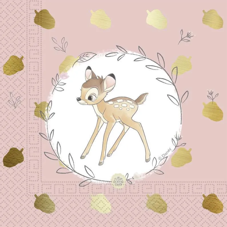 Bambi Paper Party Napkins Pkg 20