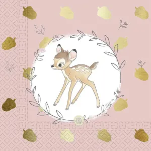 Bambi Paper Party Napkins Pkg 20