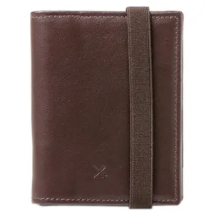 Barber Shop "Pixie" Leather Memory & Credit Card Organiser (Dark Brown)