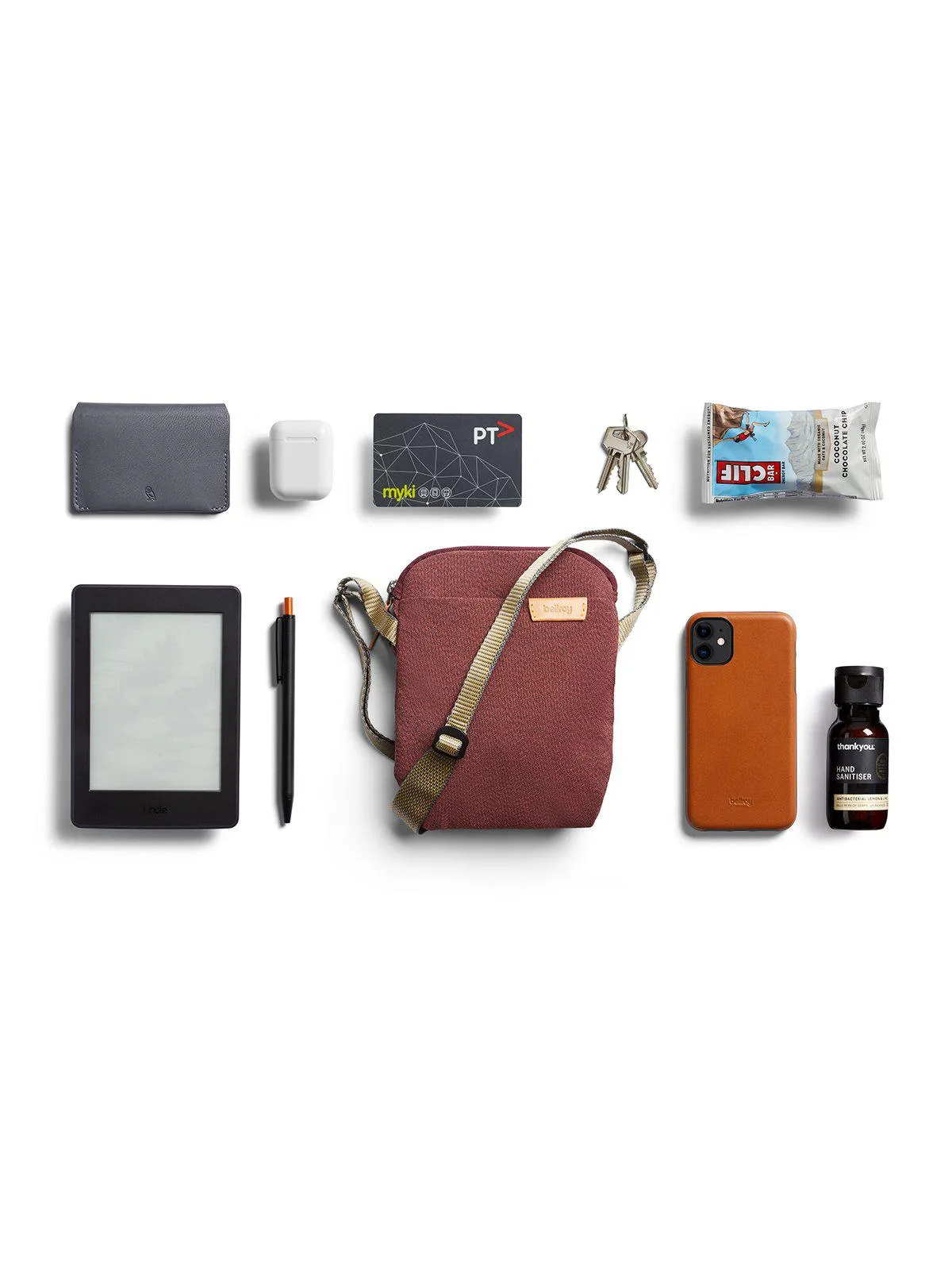 Bellroy City Pouch Red Earth