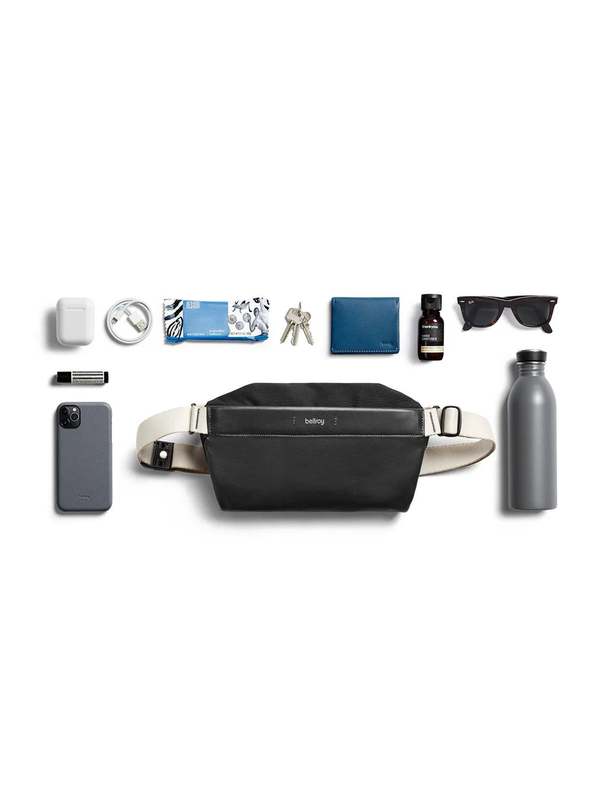 Bellroy Sling Bag Mini Premium Black Sand