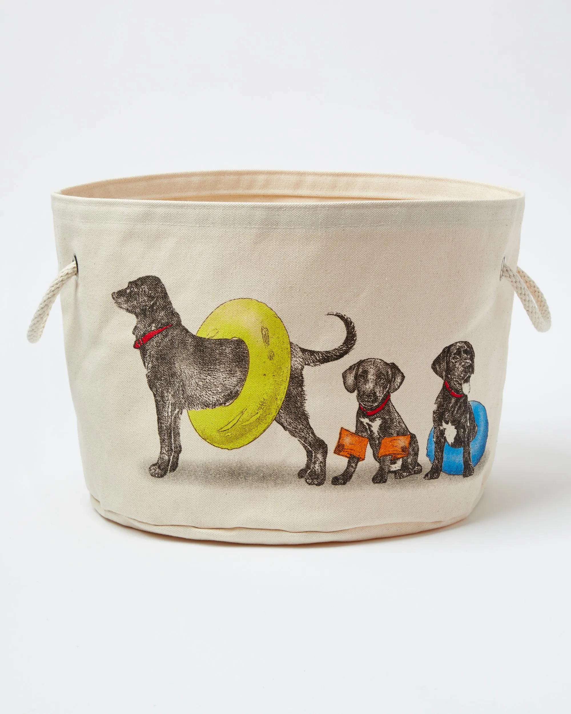 Black Dog Life Preserver Toy Bin