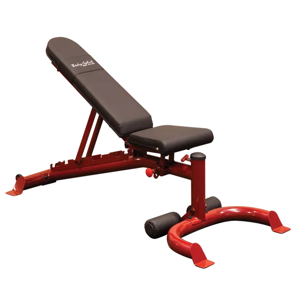 Body-Solid - FLAT/INCLINE/DECLINE BENCH, RED FRAME