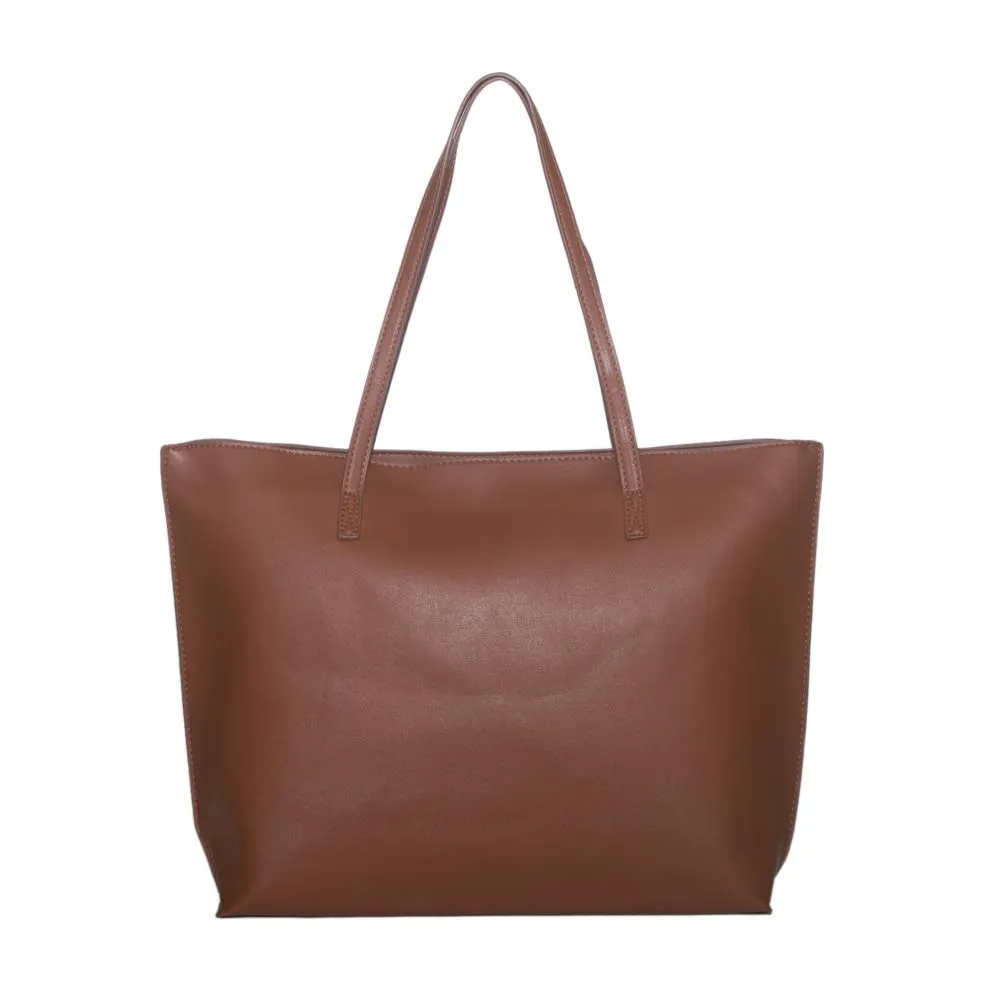 Caprese Vinci Women's Tote Bag (Brown)