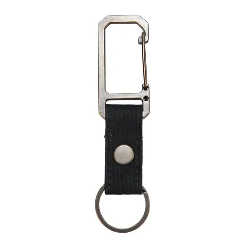 Carhartt B0000251 Unisex Adult Key Keeper, Key Ring Holder with Self-Locking Metal Gate Clip