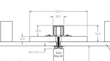 Cavity door kit Platinum 6000