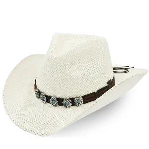 CBC-06 Cowgirl Hat White