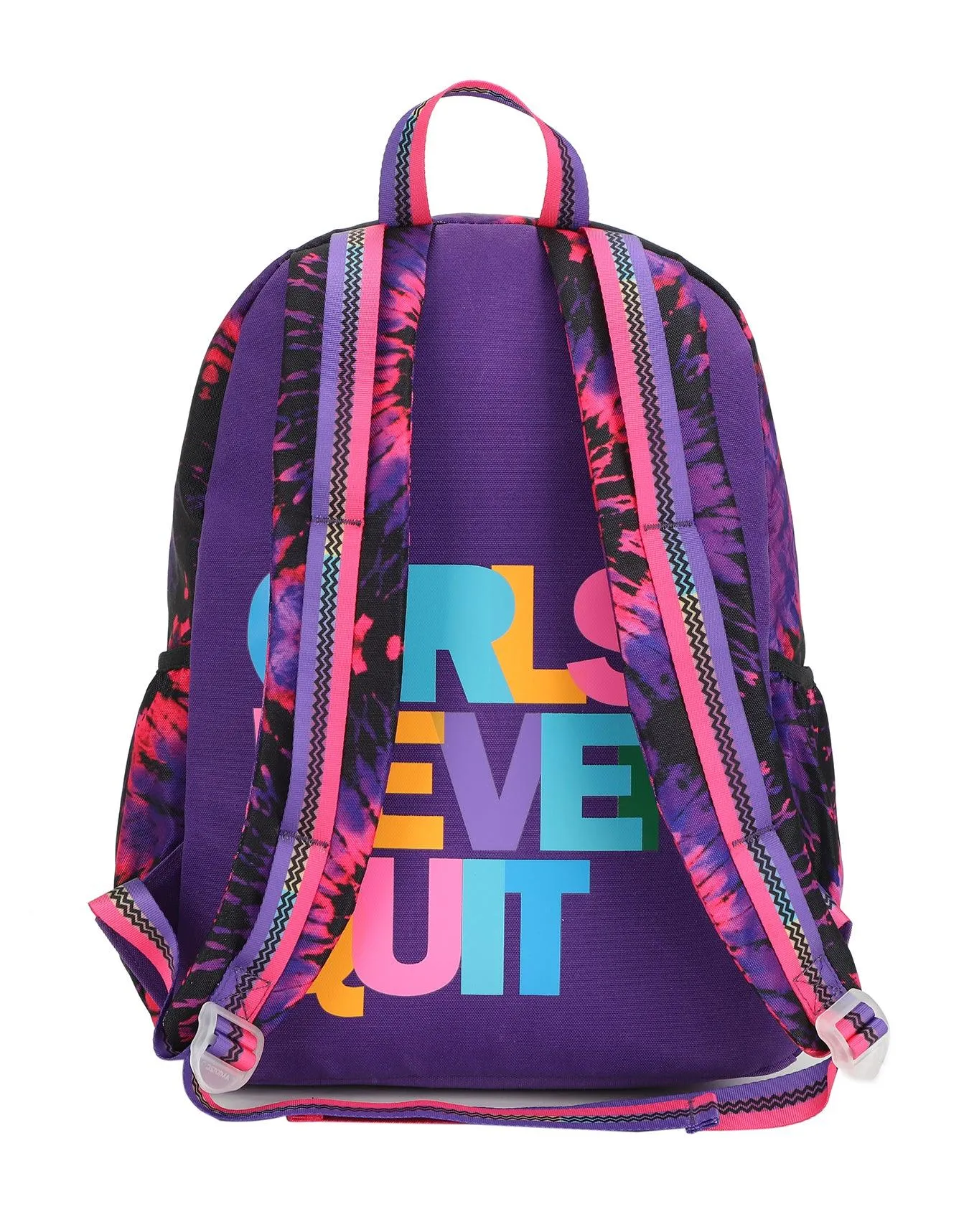 Cubs Black And Purple Tie Dye High School Backpack