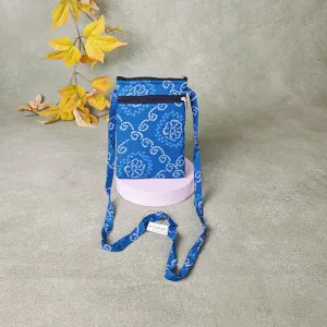 Daily Sling Blue with White Graphic Prints Design