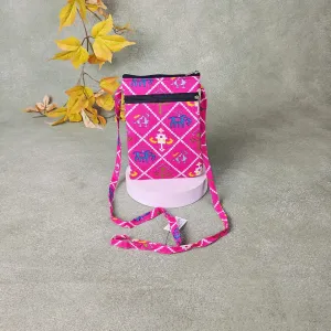 Daily Sling Pink with Graphic Prints Design