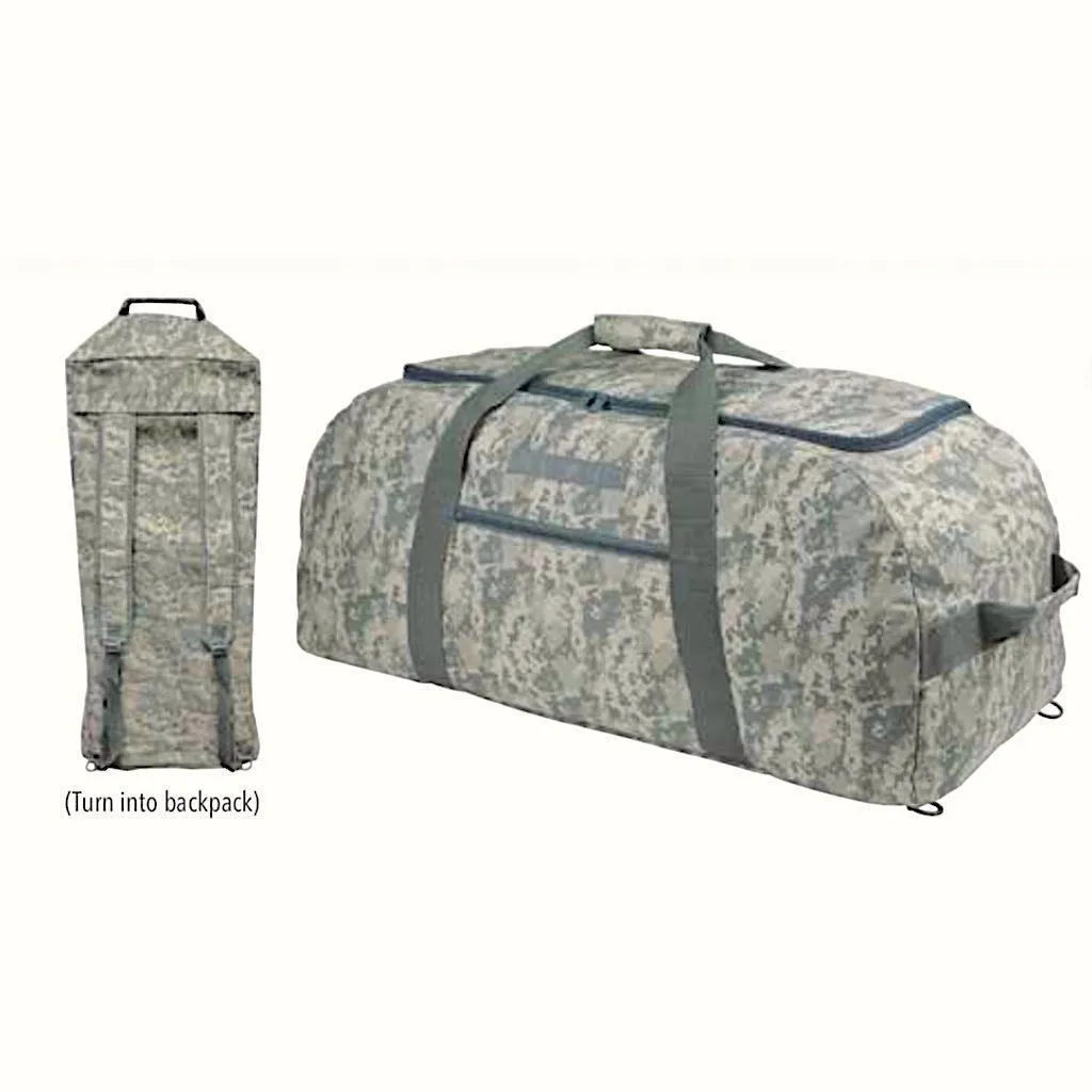 Digital ACU Camouflage 31 inch XLarge Big Duffle Bags Backpack Rucksack Military Style Luggage