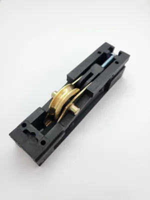 Door Carriage & Rollers Heavy Duty Brass- Sold singly