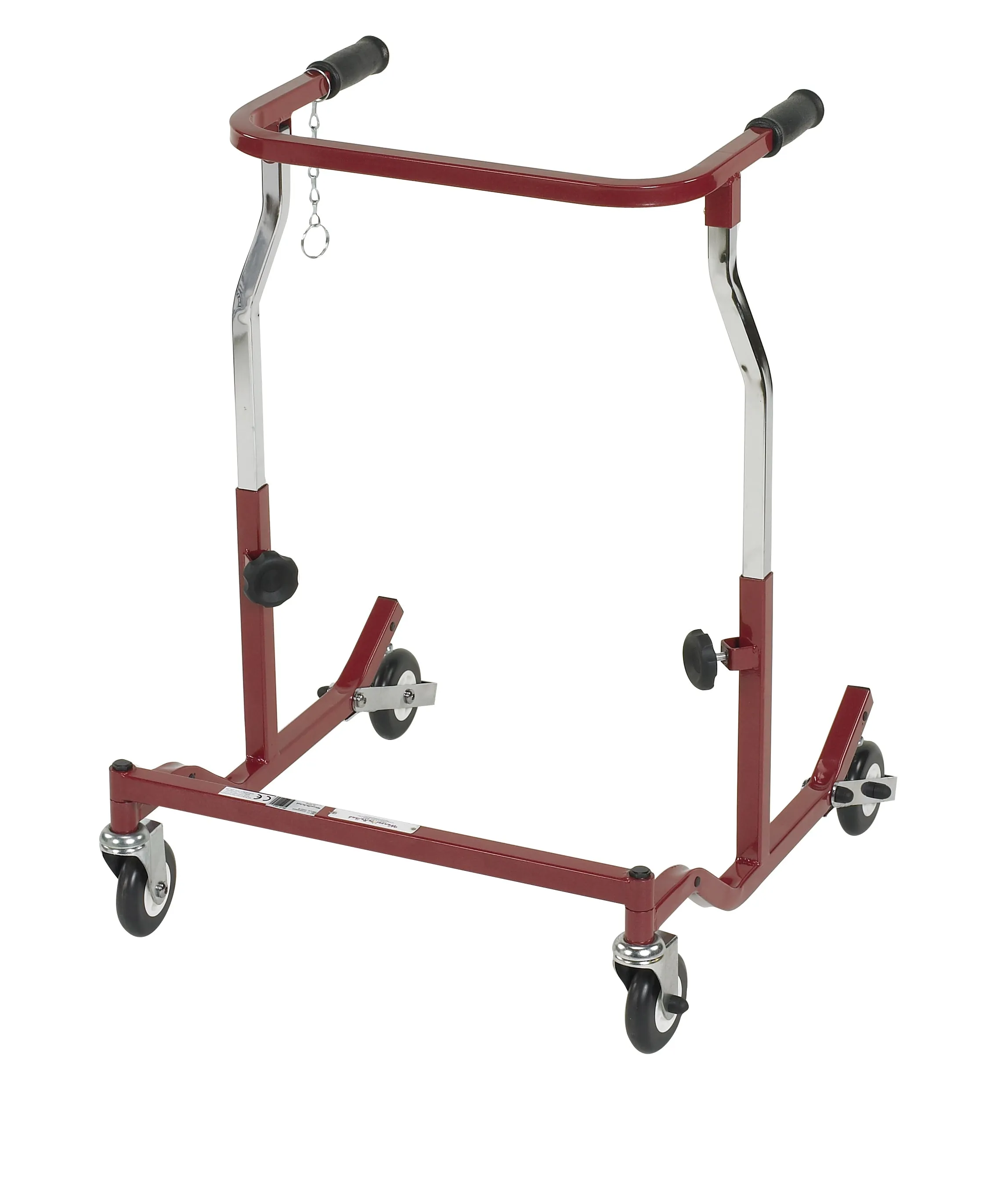 Drive Medical ce 1000 b Anterior Rehab Safety Roller, Fixed Width, Adult, Burgundy