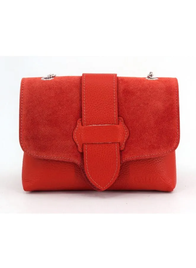 Galitzine Genuine Leather Suede Bag for Women