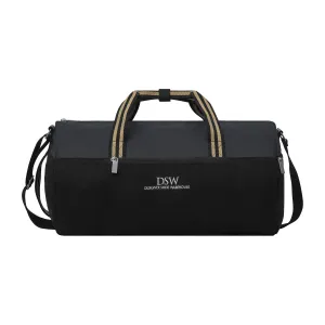 Gemline Black Charlie Cotton Barrel Duffel