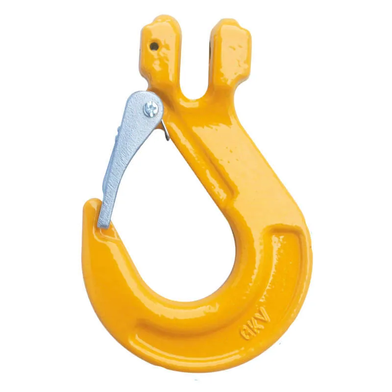 Grade 80 Chain Sling with Clevis Grab & Sling Hooks - SGS Single Leg Lifting