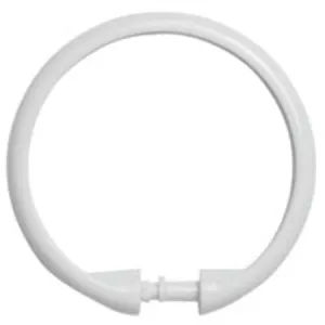 Kenney Manufacturing Plastic Shower Rings White