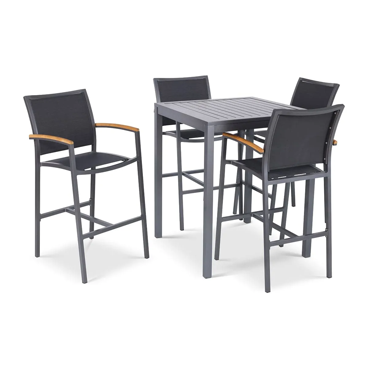 Lakeshore Grey 5 Piece Bar Group