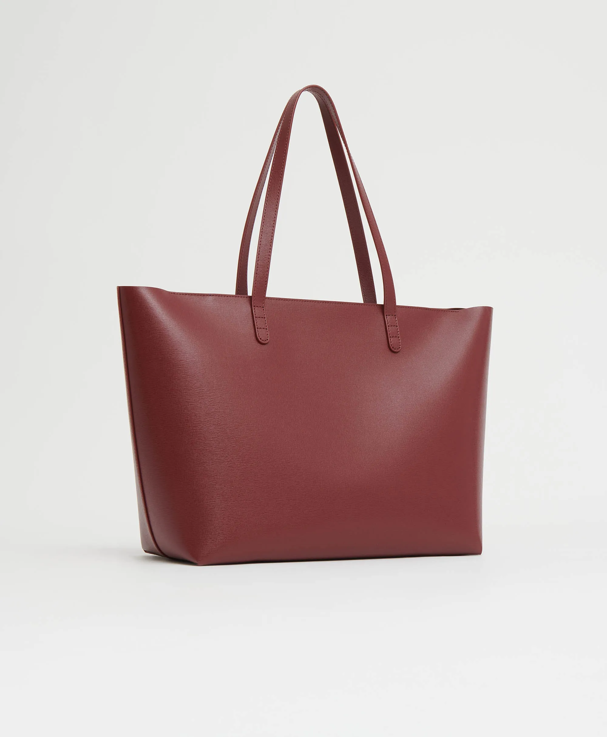 Large Zip Tote - Claret