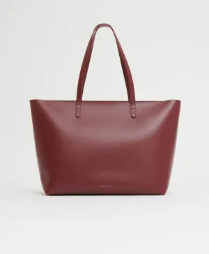 Large Zip Tote - Claret