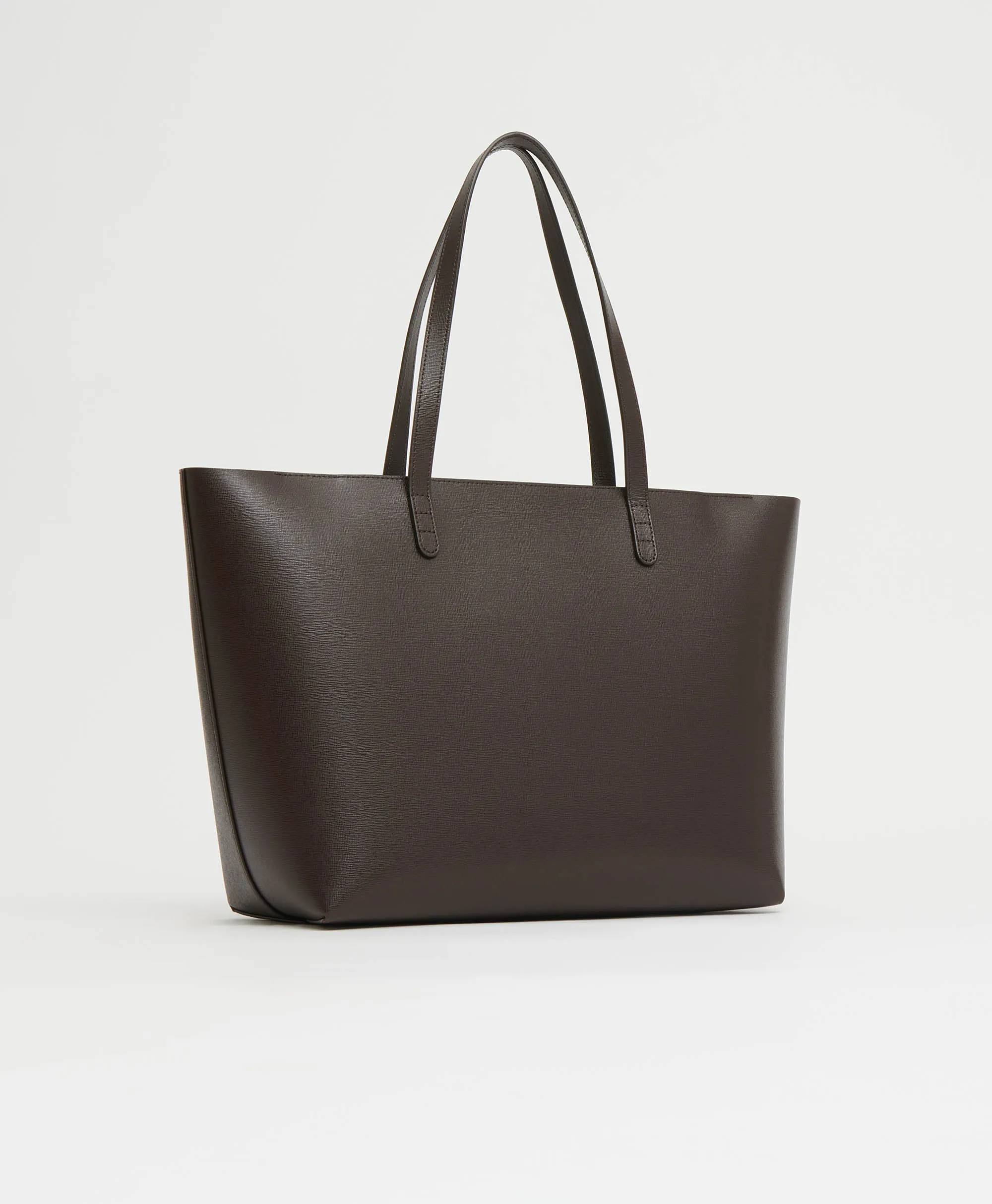 Large Zip Tote - Mocha