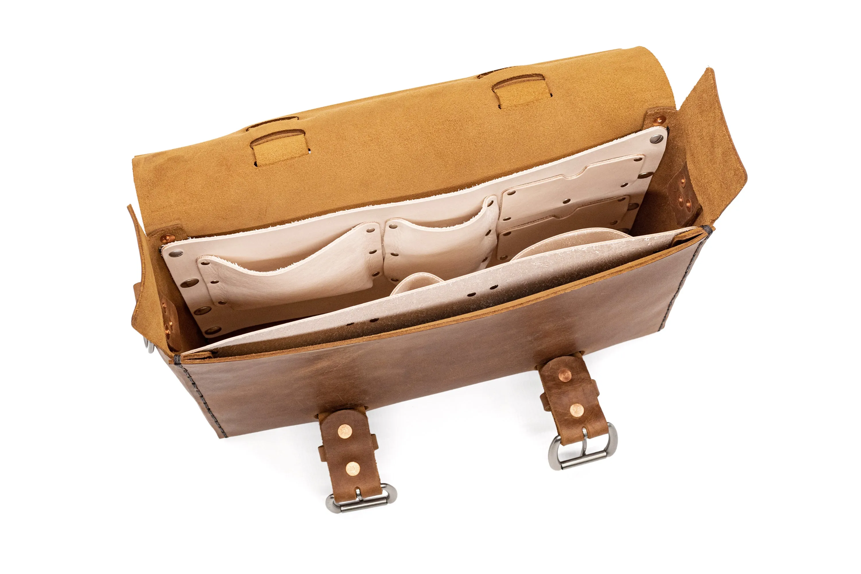 Limited Edition No. 4313 - Minimalist Standard Leather Satchel in Summer Beach - ONLY 2 MADE!