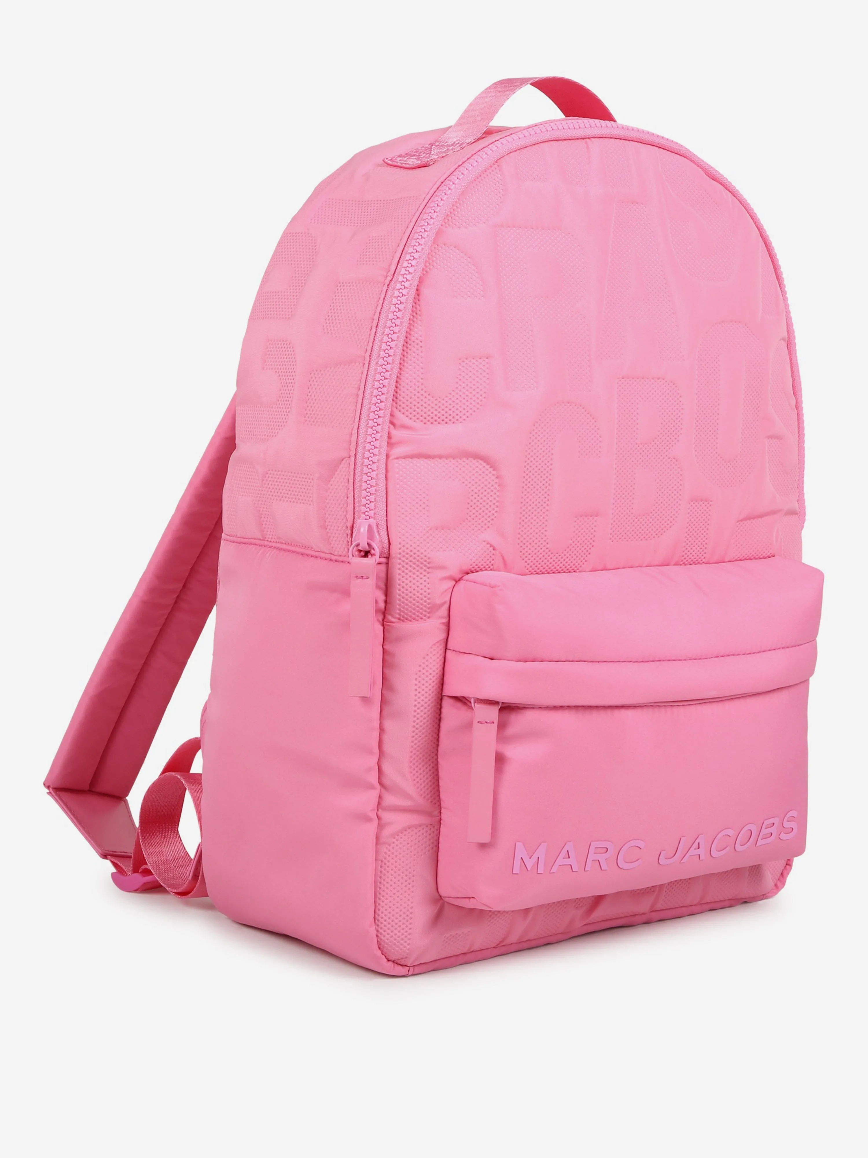 MARC JACOBS Girls Monogram Backpack in Pink (39cm)