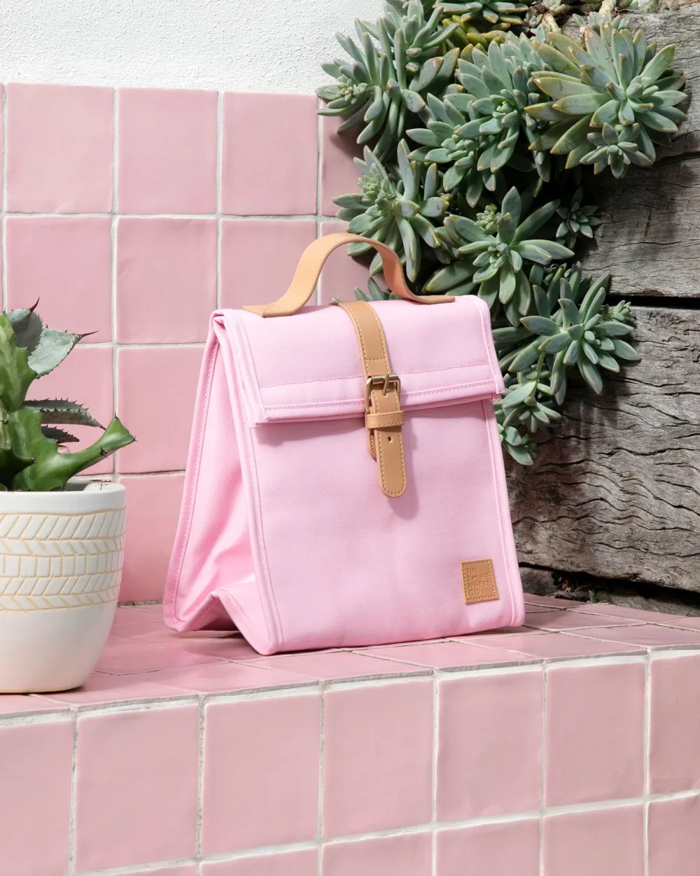 Pink Lady Lunch Satchel with Strap