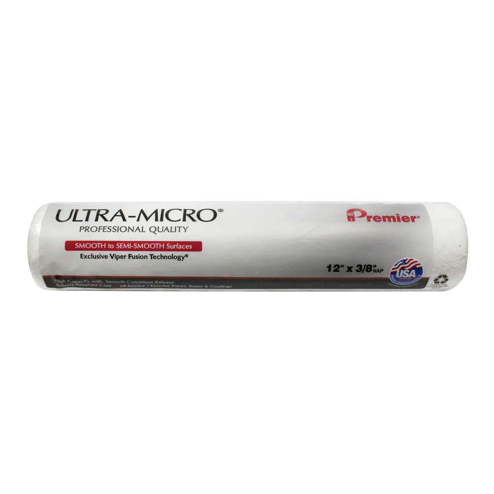 Premier Ultra-Micro 12" X 3/8" Roller Sleeve