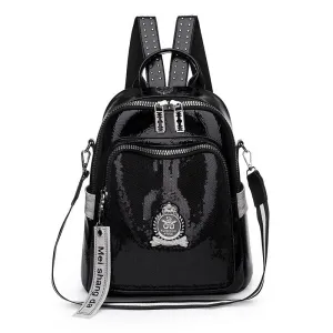 PU Leather Retro Backpacks For Women