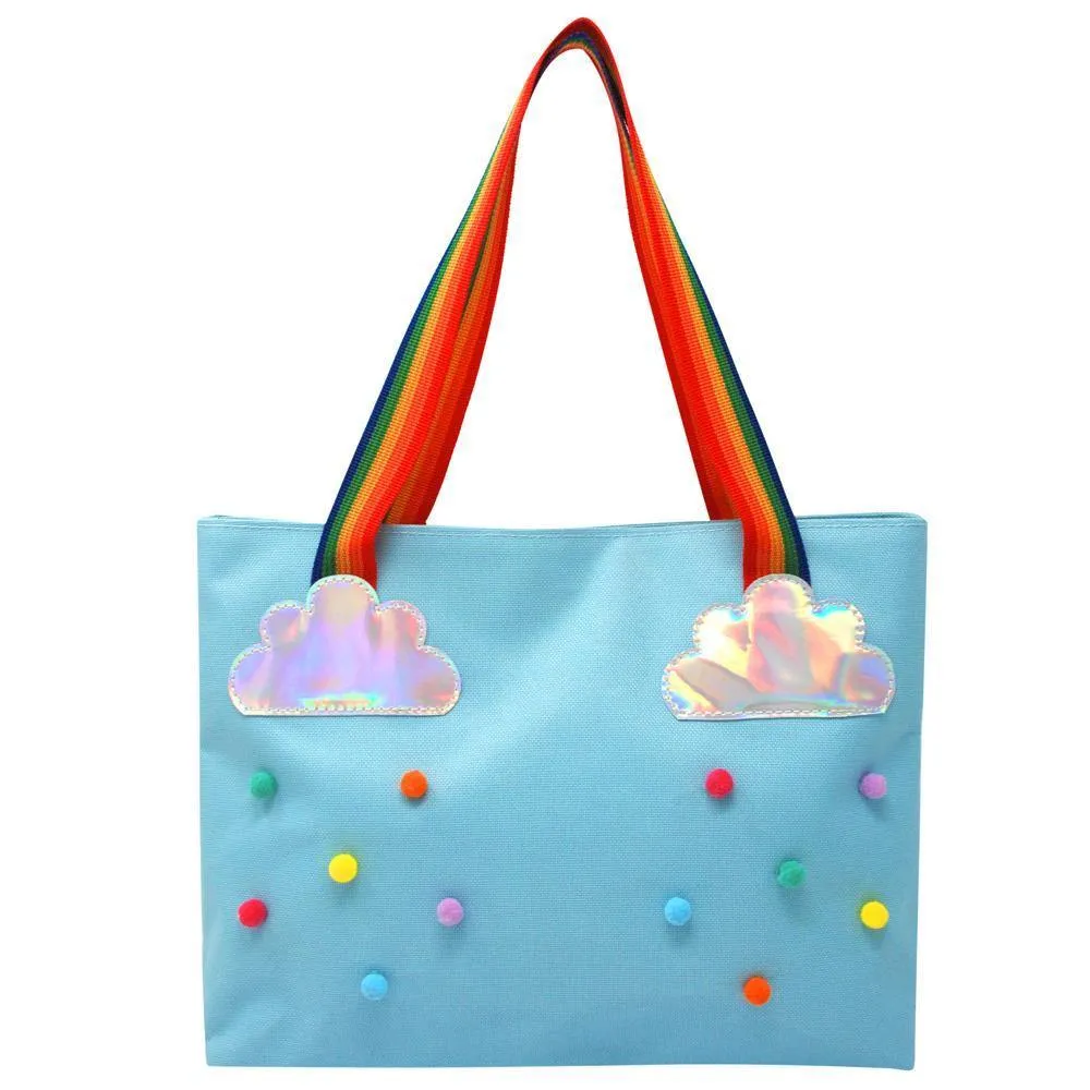 Rainbow Magic Tote Bag-Blue