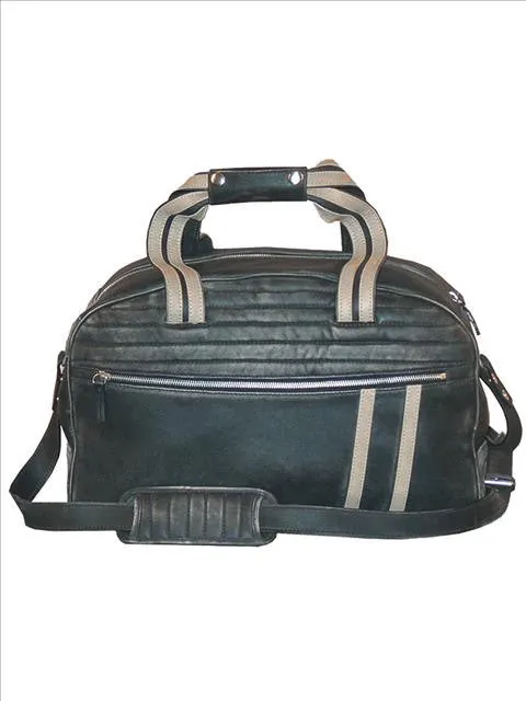 Scully Sanded Calf Duffel Bag Black