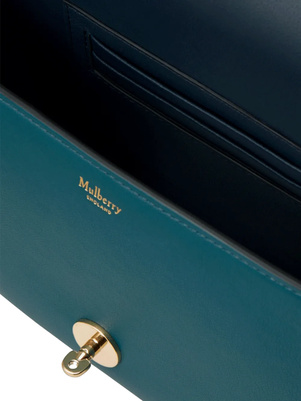 Small Darley Satchel Micro Classic Grain (Titanium Blue)