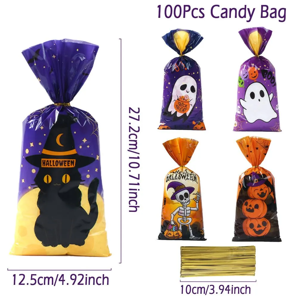 Spooktacular Halloween Candy Bags - Perfect Party Decor & Treat Packaging 2023!