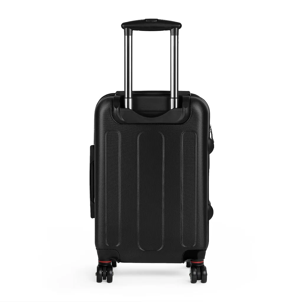 Suitcases with Mondrian design (shipped to USA & Canada)