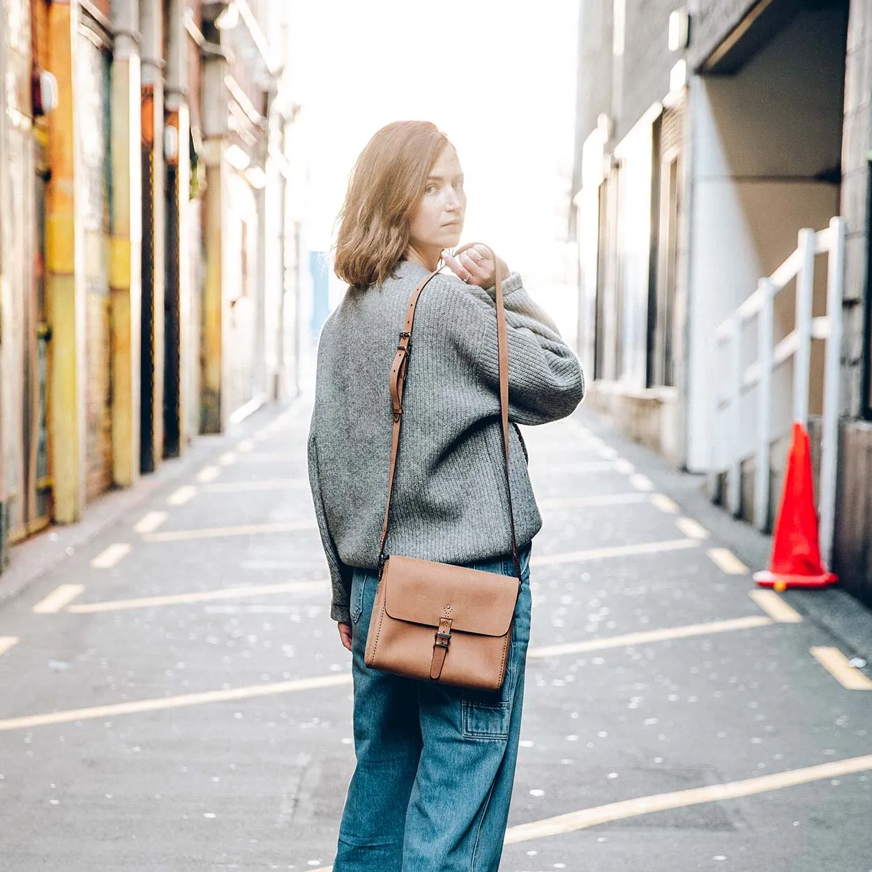 THE COMPANION SATCHEL – TAN