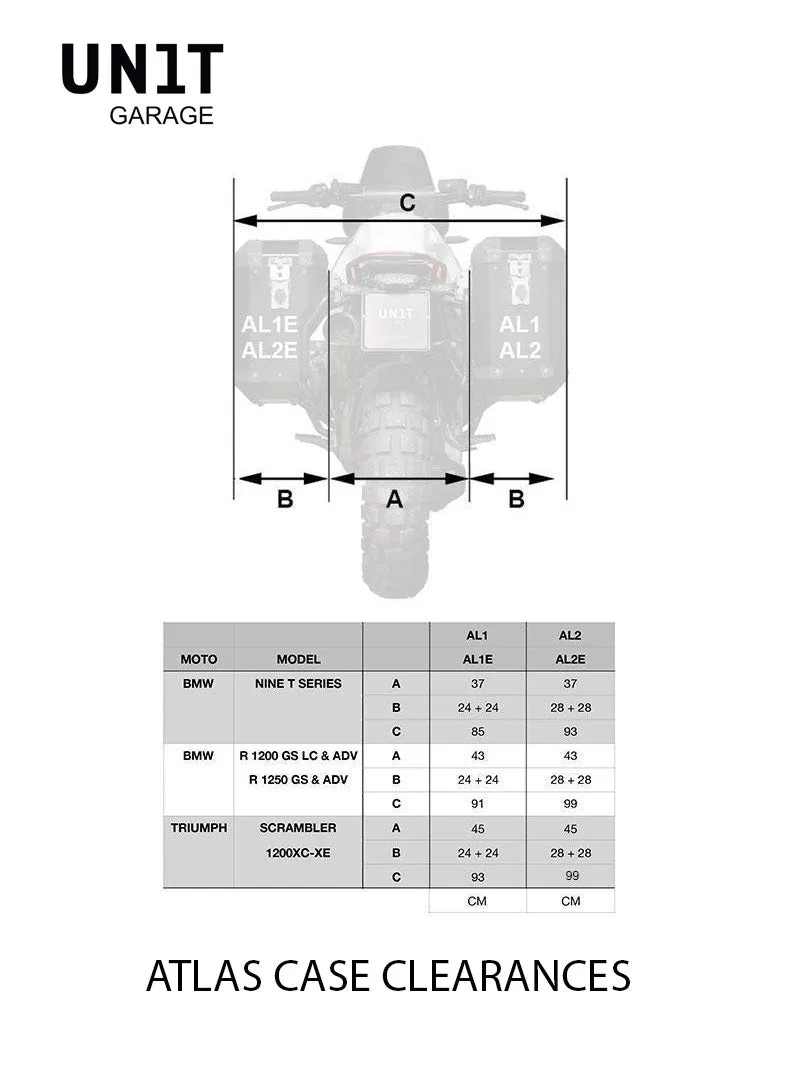 UNIT Garage ATLAS Racks - BMW R 1200 GS   R 1250 GS