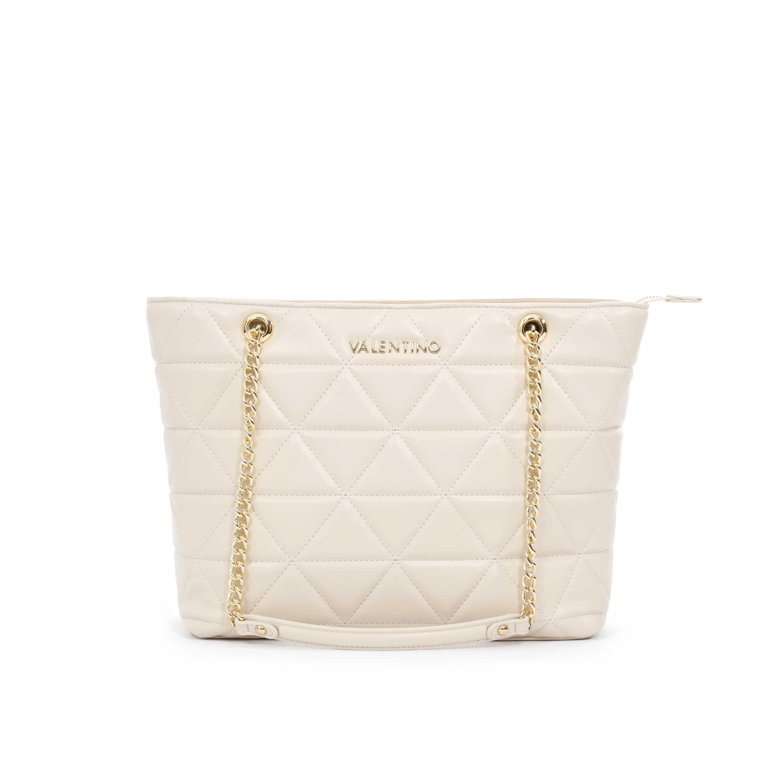 Valentino Bags Carnaby Ladies Shopper Bag in Ecru