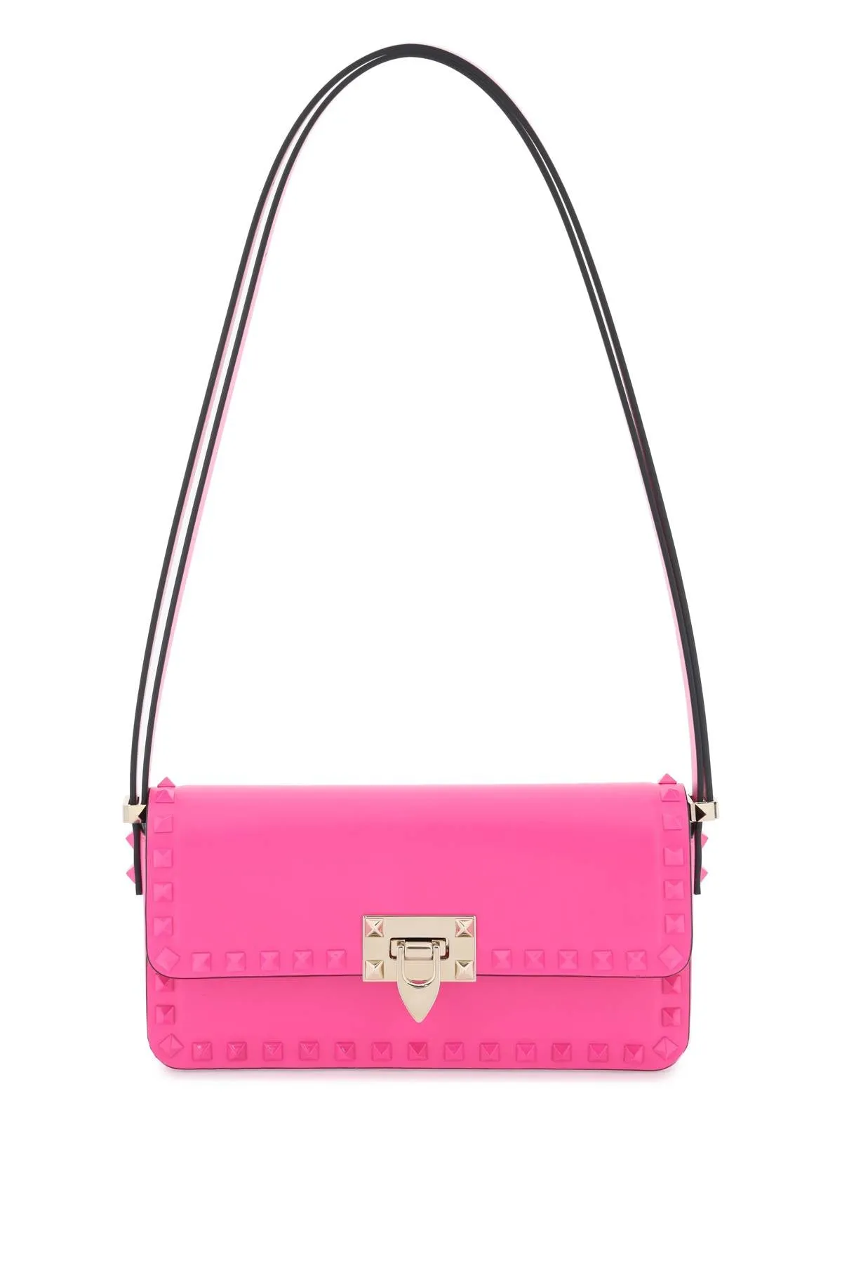 Valentino garavani rockstud23 east-west leather shoulder bag