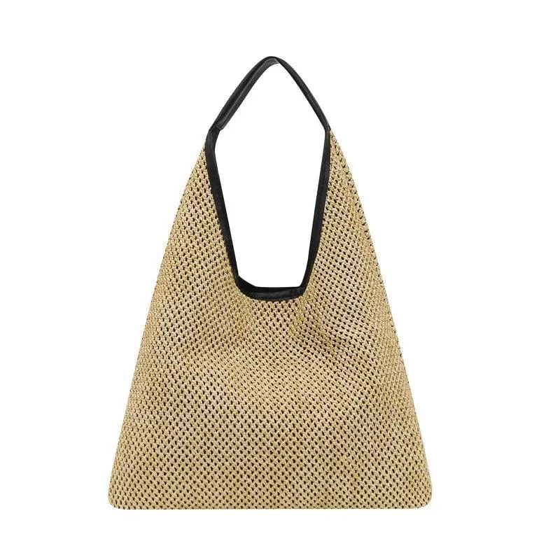 Vintage  Summer Women Durable Weave Straw Beach Bags