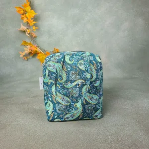 Water Proof Cotton Lunch Bag Paisley Prints Design