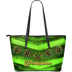 Westinghouse_Chgo- LG Leather Tote_Green