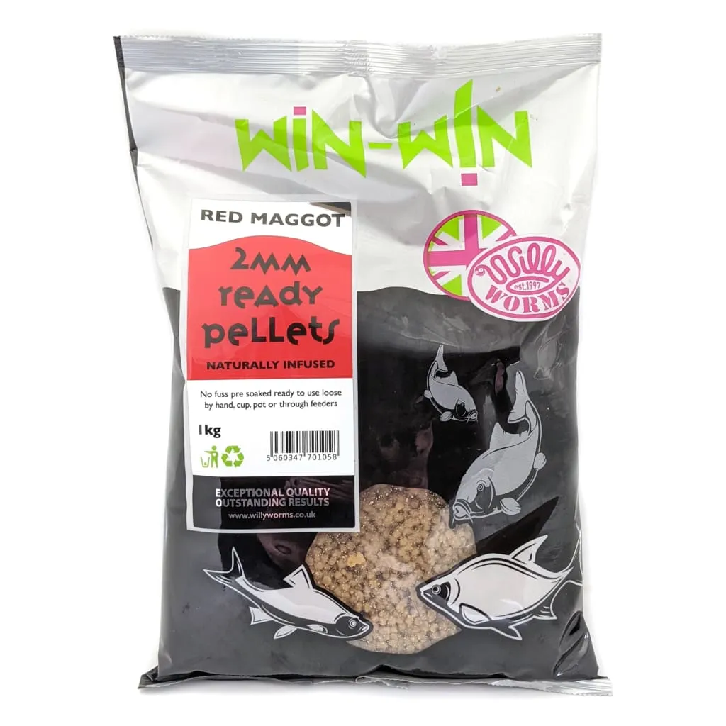 Premium Win-Win Ready Method Pellets 1kg for Optimized Fishing Success