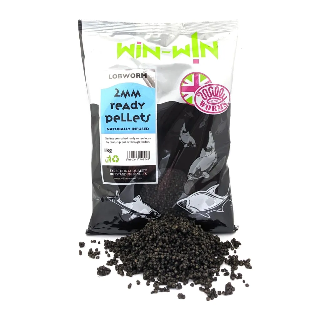 Premium Win-Win Ready Method Pellets 1kg for Optimized Fishing Success